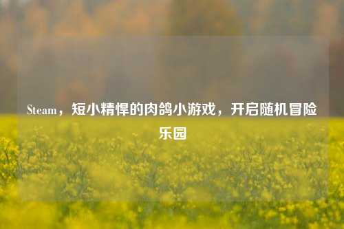 Steam,短小精悍的肉鸽小游戏,开启随机冒险乐园