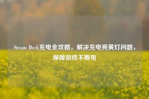 Steam Deck充电全攻略，解决充电亮黄灯问题，保障游戏不断电
