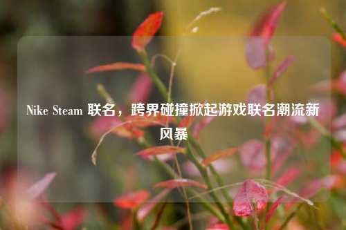 Nike Steam 联名，跨界碰撞掀起游戏联名潮流新风暴