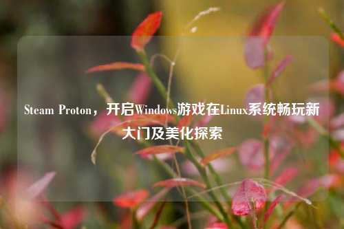 Steam Proton，开启Windows游戏在Linux系统畅玩新大门及美化探索