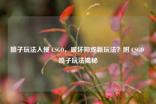 喷子玩法入侵 CSGO,破坏抑或新玩法?附 CSGO 喷子玩法揭秘
