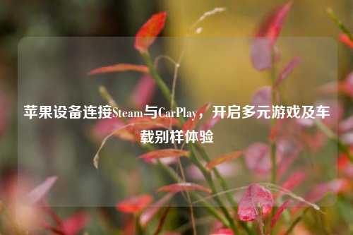 苹果设备连接Steam与CarPlay,开启多元游戏及车载别样体验