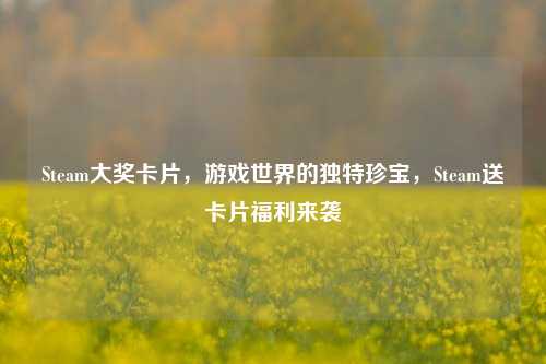 Steam大奖卡片,游戏世界的独特珍宝,Steam送卡片福利来袭