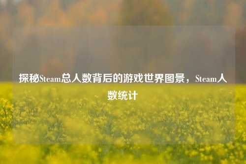 探秘Steam总人数背后的游戏世界图景,Steam人数统计