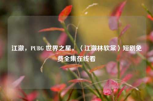 江澈,PUBG 世界之星,〈江澈林软棠〉短剧免费全集在线看
