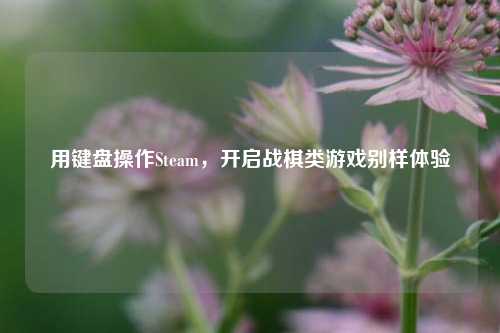 用键盘操作Steam,开启战棋类游戏别样体验