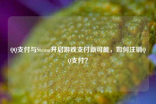QQ支付与Steam开启游戏支付新可能,如何注销QQ支付?