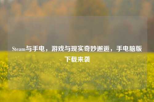 Steam与手电,游戏与现实奇妙邂逅,手电脑版下载来袭