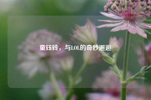 童钰铃，与LOL的奇妙邂逅