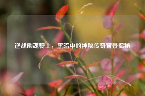 逆战幽魂骑士,黑暗中的神秘传奇背景揭秘