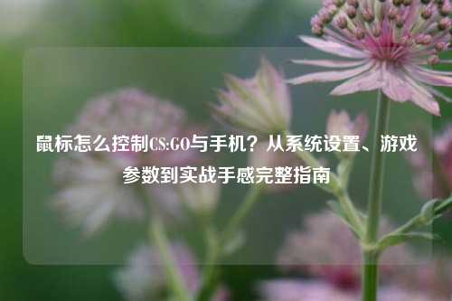 鼠标怎么控制CS:GO与手机?从系统设置、游戏参数到实战手感完整指南